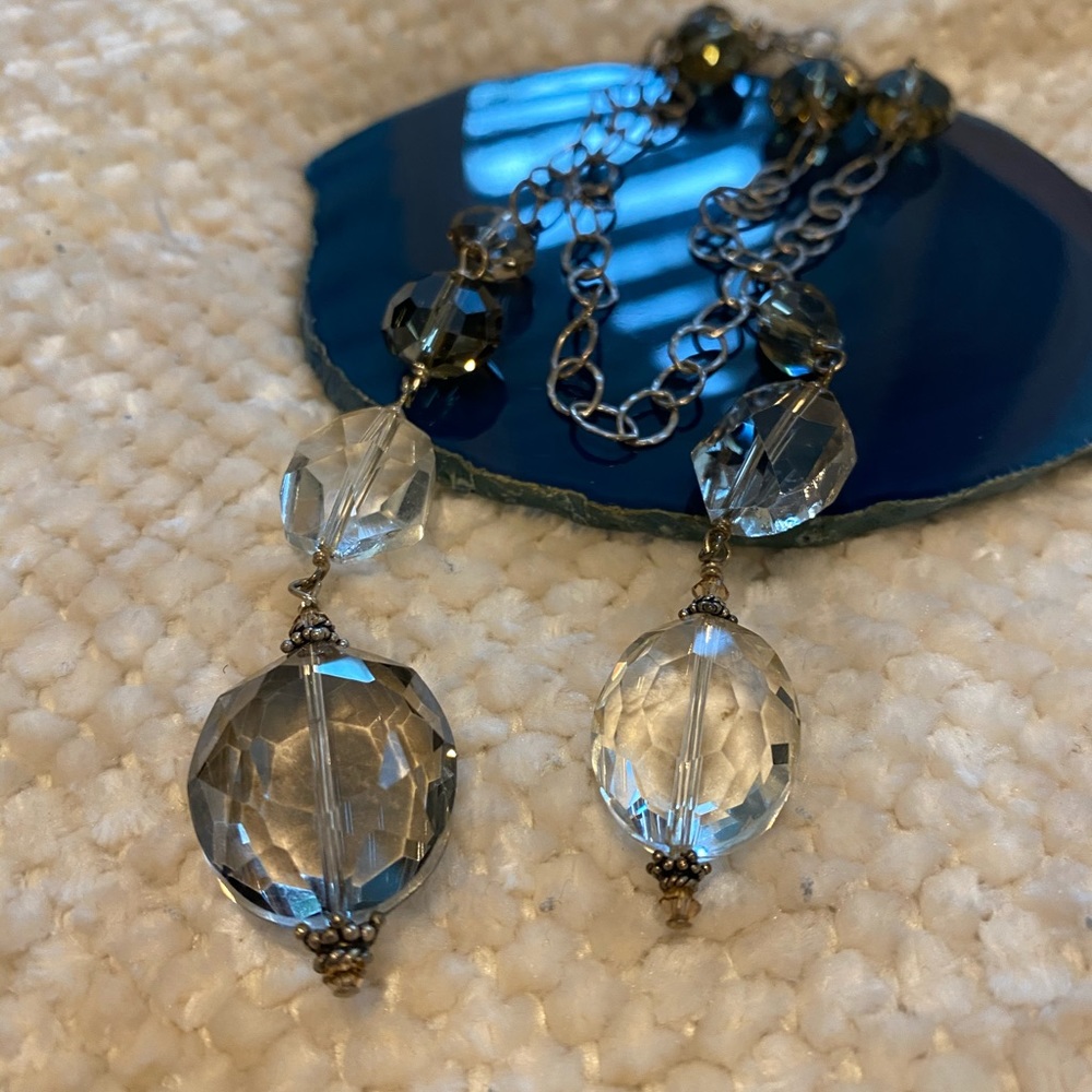 Crystal Lariat Necklace